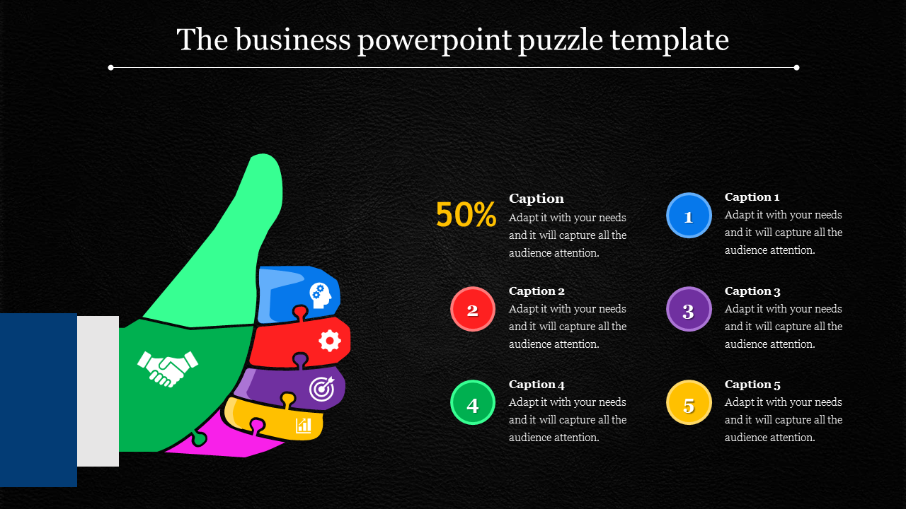 powerpoint puzzle template-The business powerpoint puzzle template